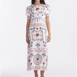 Saloni Bianca dress in the Shell Grotto print 4